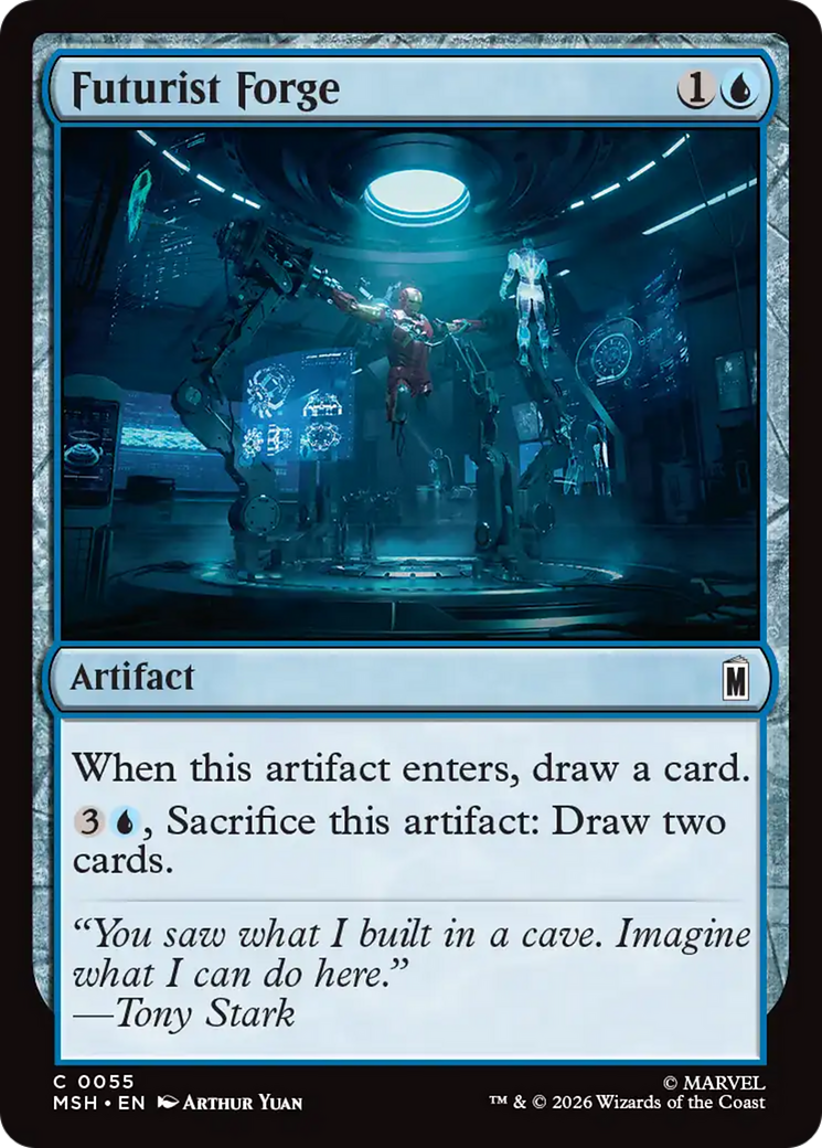 Futurist Forge [Marvel Super Heroes] MTG Single Magic: The Gathering | Red Claw Gaming