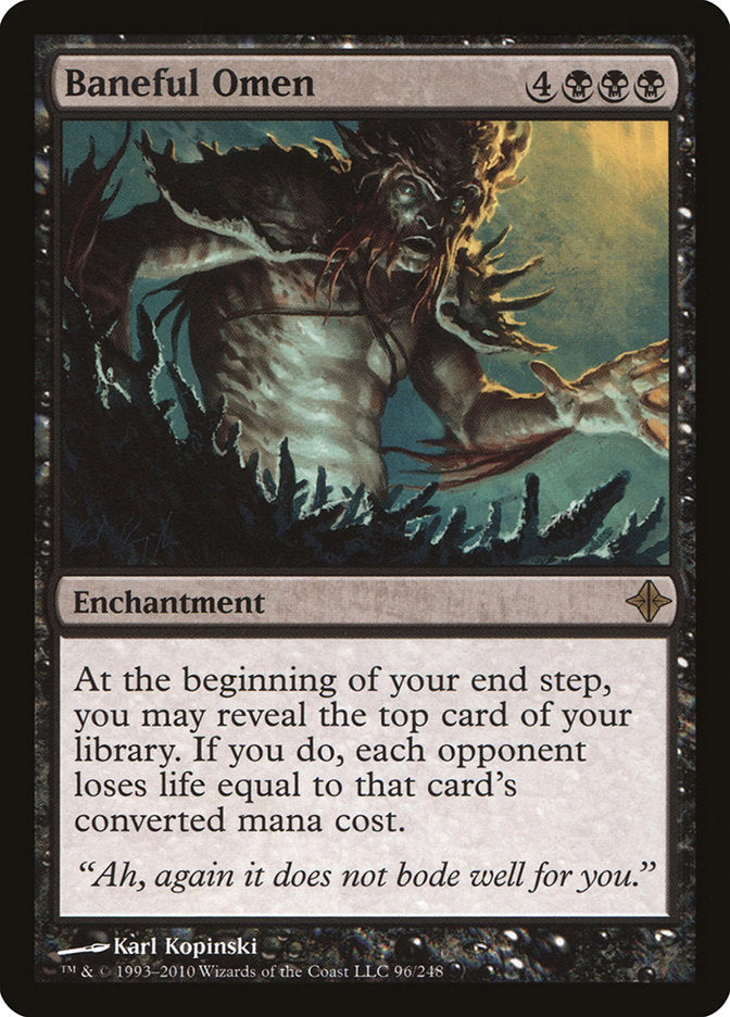 Baneful Omen [Rise of the Eldrazi] MTG Single Magic: The Gathering | Red Claw Gaming