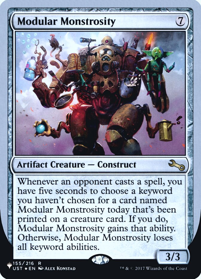 Modular Monstrosity (Unfinity Foil Edition) [The List] MTG Single Magic: The Gathering | Red Claw Gaming