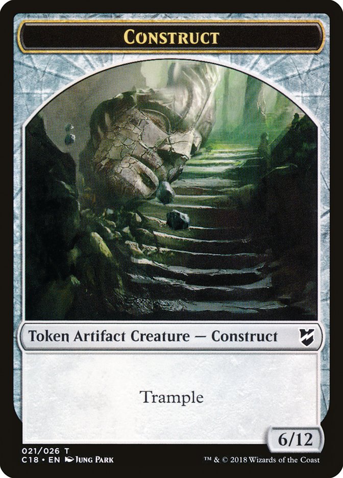 Construct Token (021/026) [Commander 2018 Tokens] MTG Single Magic: The Gathering | Red Claw Gaming