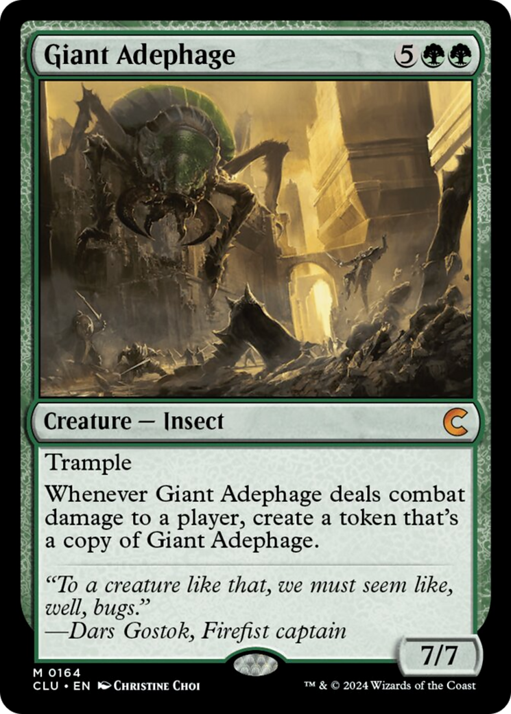 Giant Adephage [Ravnica: Clue Edition] MTG Single Magic: The Gathering | Red Claw Gaming