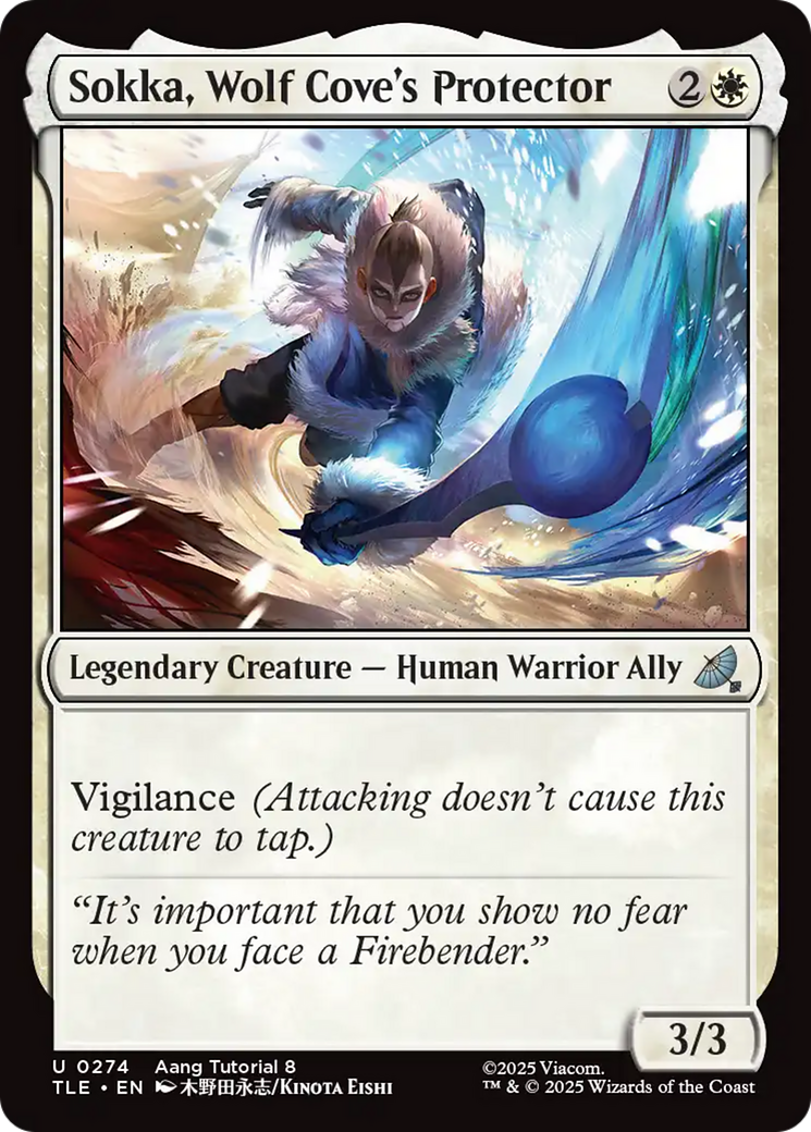 Sokka, Wolf Cove's Protector (0274) [Avatar: The Last Airbender: Eternal-Legal] MTG Single Magic: The Gathering | Red Claw Gaming