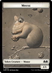 Mouse // Food (0012) Double-Sided Token [Wilds of Eldraine Tokens] MTG Single Magic: The Gathering | Red Claw Gaming