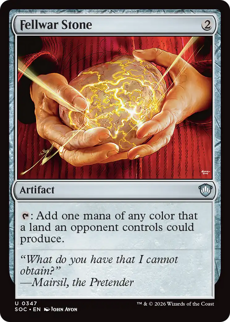 Fellwar Stone [Secrets of Strixhaven Commander] MTG Single Magic: The Gathering | Red Claw Gaming