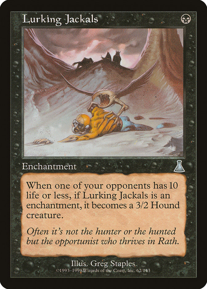 Lurking Jackals [Urza's Destiny] MTG Single Magic: The Gathering | Red Claw Gaming