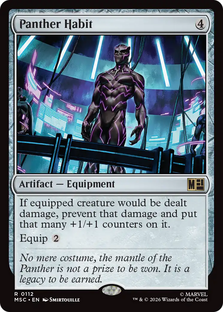 Panther Habit (Surge Foil) [Marvel Super Heroes Commander] | Red Claw Gaming