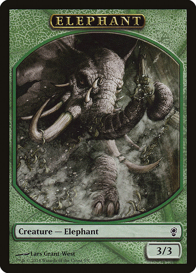 Elephant Token [Conspiracy Tokens] MTG Single Magic: The Gathering | Red Claw Gaming