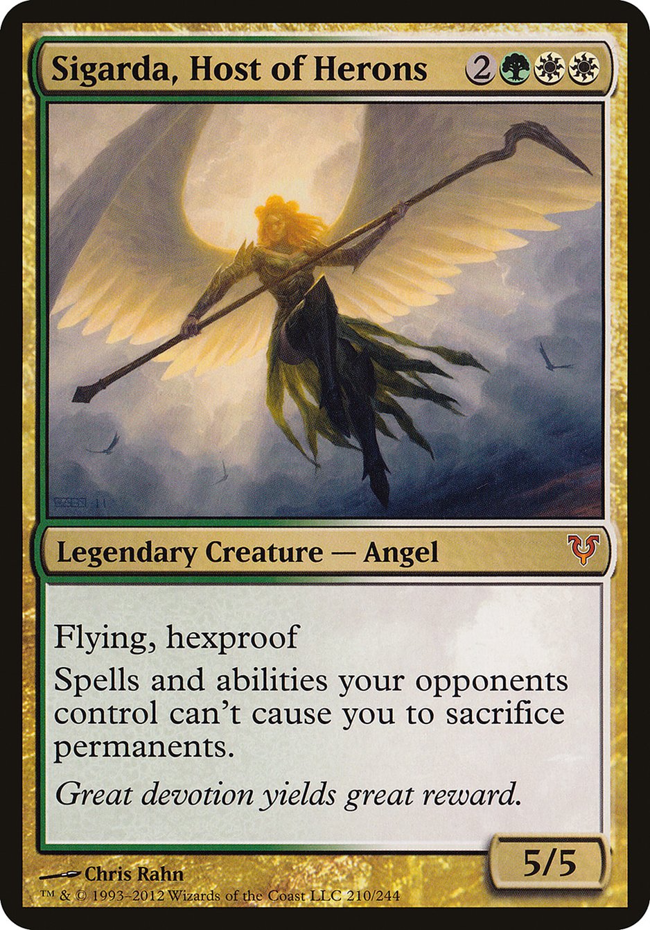 Sigarda, Host of Herons (Oversized) [Open the Helvault] MTG Single Magic: The Gathering | Red Claw Gaming