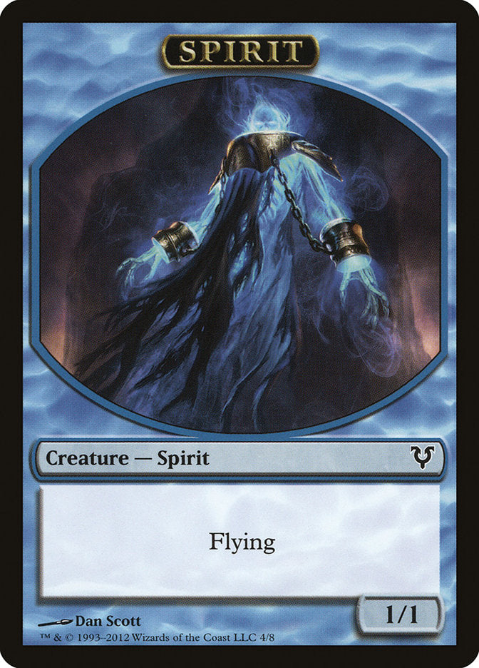 Spirit Token (4/8) [Avacyn Restored Tokens] MTG Single Magic: The Gathering | Red Claw Gaming