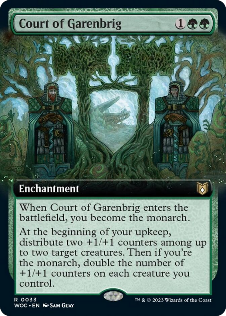 Court of Garenbrig (Extended Art) [Wilds of Eldraine Commander] MTG Single Magic: The Gathering | Red Claw Gaming