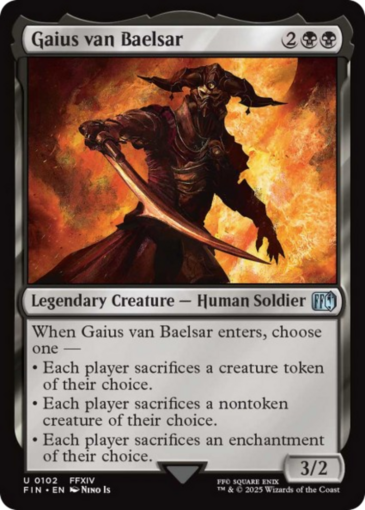 Gaius van Baelsar [FINAL FANTASY] MTG Single Magic: The Gathering | Red Claw Gaming
