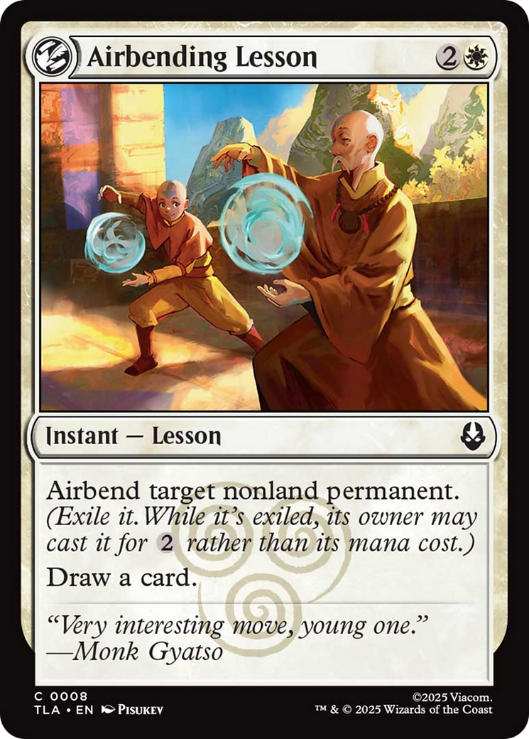 Airbending Lesson [Avatar: The Last Airbender] MTG Single Magic: The Gathering | Red Claw Gaming