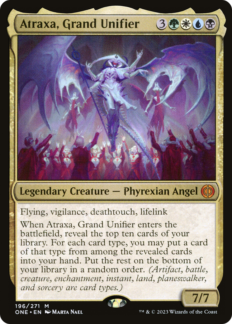 Atraxa, Grand Unifier [Phyrexia: All Will Be One] MTG Single Magic: The Gathering | Red Claw Gaming