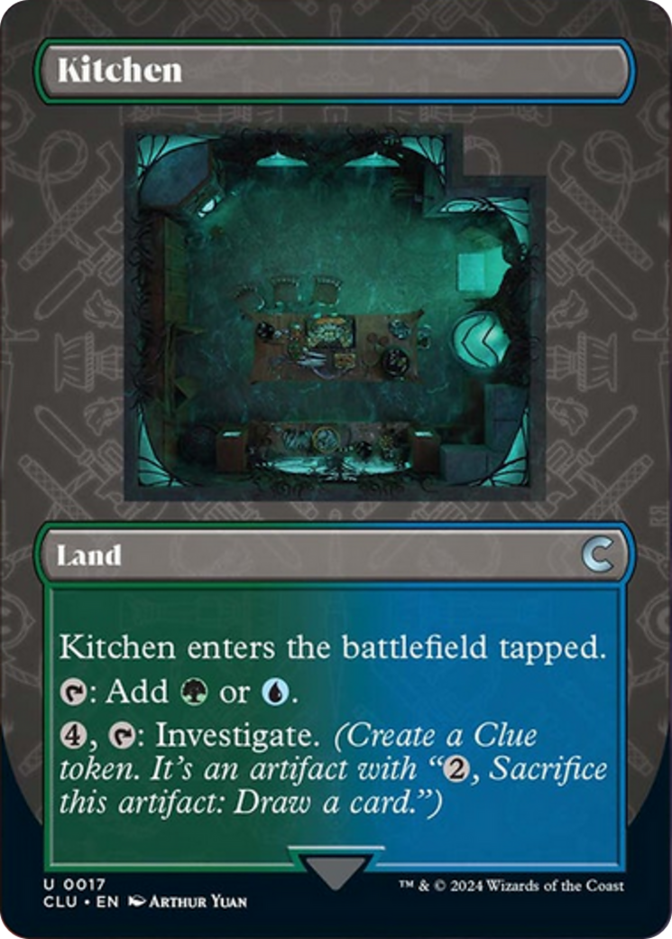Kitchen (Borderless) [Ravnica: Clue Edition] MTG Single Magic: The Gathering | Red Claw Gaming
