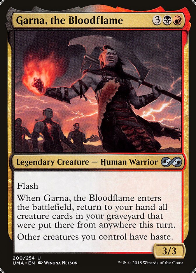 Garna, the Bloodflame [Ultimate Masters] MTG Single Magic: The Gathering | Red Claw Gaming