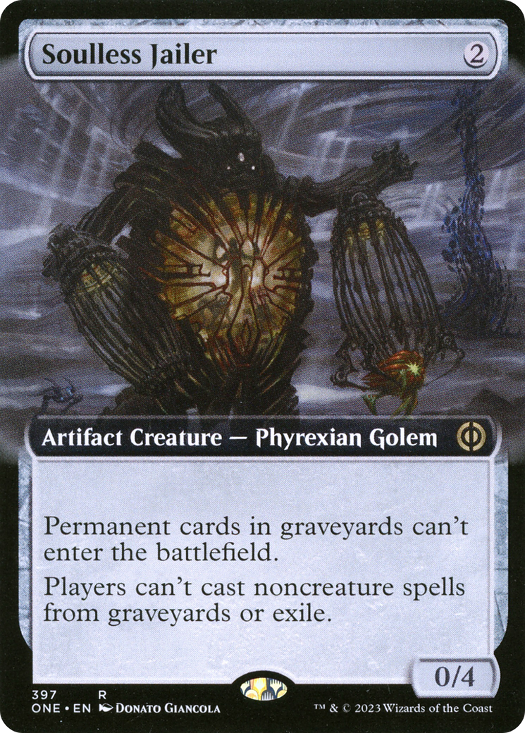Soulless Jailer (Extended Art) [Phyrexia: All Will Be One] MTG Single Magic: The Gathering | Red Claw Gaming