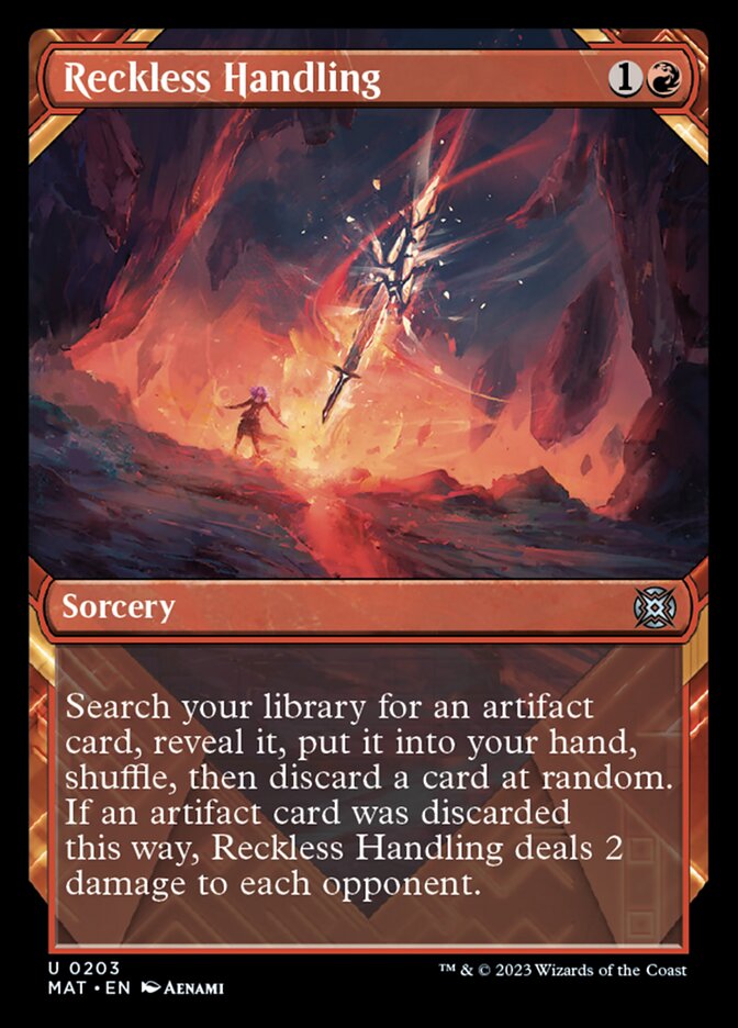 Reckless Handling (Showcase Halo Foil) [March of the Machine: The Aftermath] MTG Single Magic: The Gathering | Red Claw Gaming