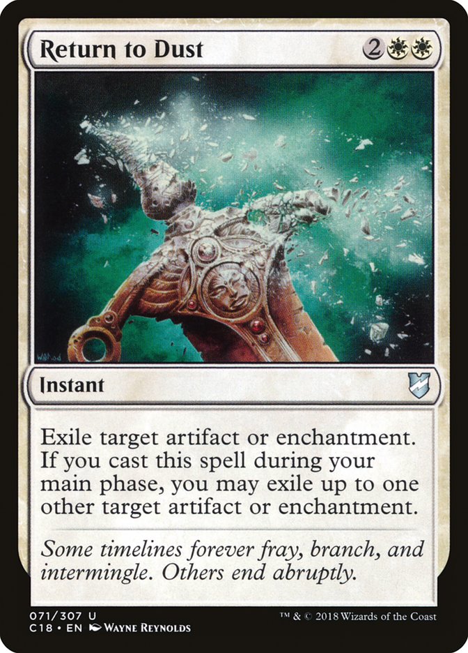 Return to Dust [Commander 2018] MTG Single Magic: The Gathering | Red Claw Gaming
