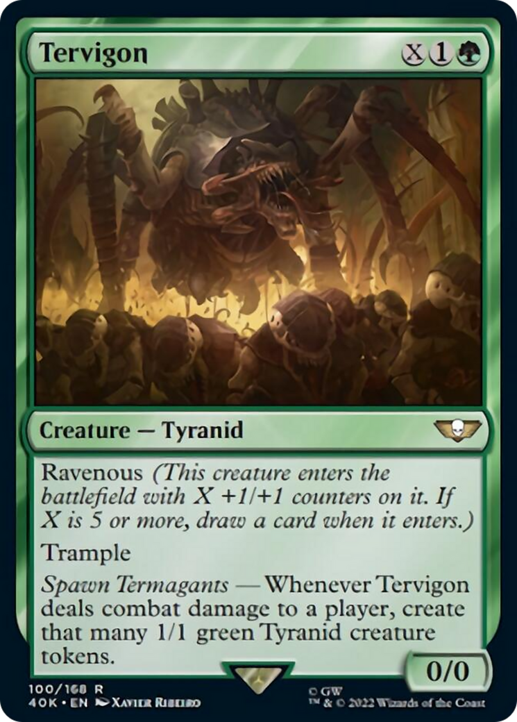 Tervigon (Surge Foil) [Warhammer 40,000] MTG Single Magic: The Gathering | Red Claw Gaming