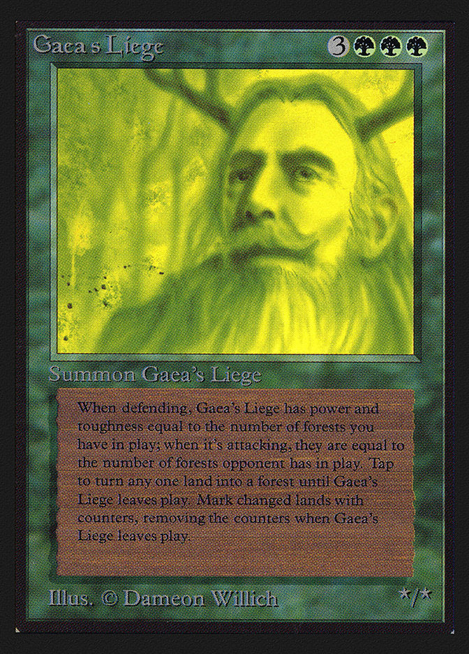 Gaea's Liege [International Collectors' Edition] MTG Single Magic: The Gathering | Red Claw Gaming