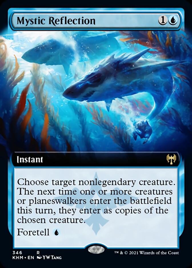 Mystic Reflection (Extended Art) [Kaldheim] MTG Single Magic: The Gathering | Red Claw Gaming