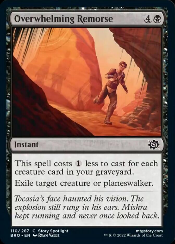 Overwhelming Remorse [The Brothers' War] MTG Single Magic: The Gathering | Red Claw Gaming
