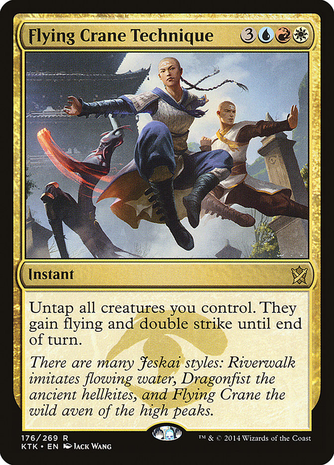 Flying Crane Technique [Khans of Tarkir] MTG Single Magic: The Gathering | Red Claw Gaming
