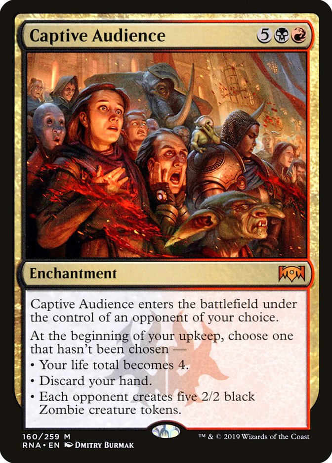 Captive Audience [Ravnica Allegiance] MTG Single Magic: The Gathering | Red Claw Gaming