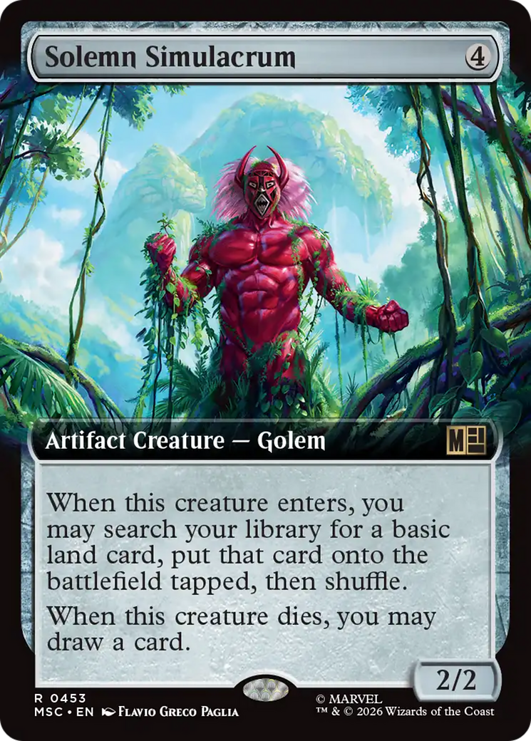 Solemn Simulacrum (Extended Art) [Marvel Super Heroes Commander] | Red Claw Gaming