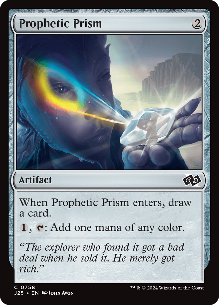 Prophetic Prism [Foundations Jumpstart] MTG Single Magic: The Gathering | Red Claw Gaming