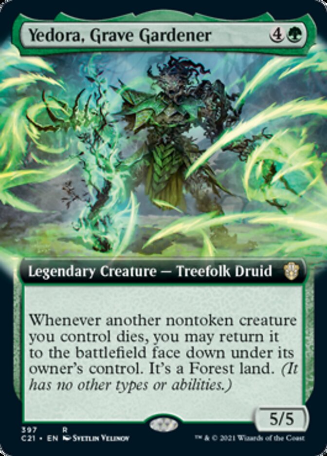 Yedora, Grave Gardener (Extended Art) [Commander 2021] MTG Single Magic: The Gathering | Red Claw Gaming