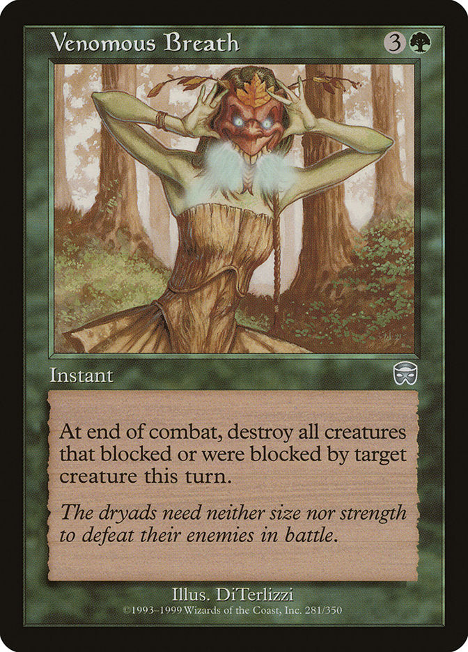Venomous Breath [Mercadian Masques] MTG Single Magic: The Gathering | Red Claw Gaming