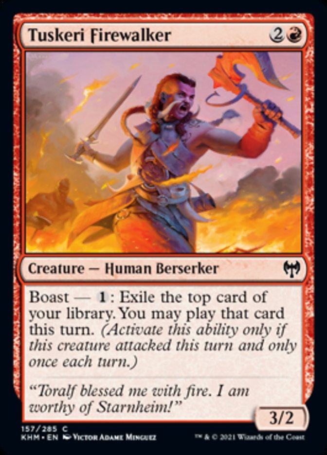 Tuskeri Firewalker [Kaldheim] MTG Single Magic: The Gathering | Red Claw Gaming