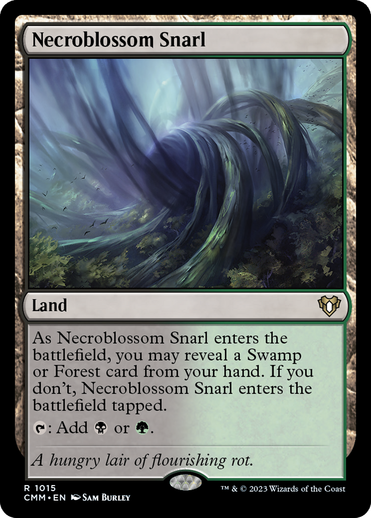 Necroblossom Snarl [Commander Masters] MTG Single Magic: The Gathering | Red Claw Gaming