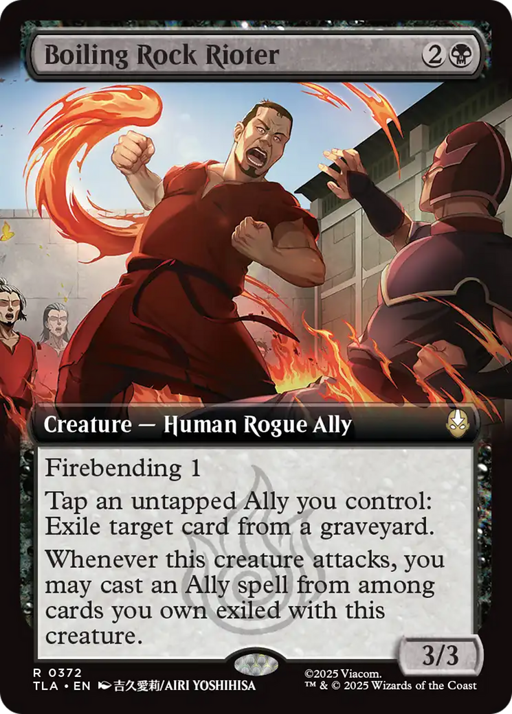Boiling Rock Rioter (Extended Art) [Avatar: The Last Airbender] MTG Single Magic: The Gathering | Red Claw Gaming