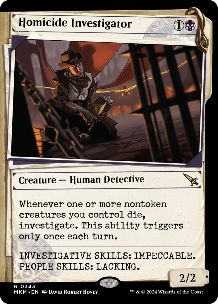 Homicide Investigator (Showcase) [Murders at Karlov Manor] MTG Single Magic: The Gathering    | Red Claw Gaming