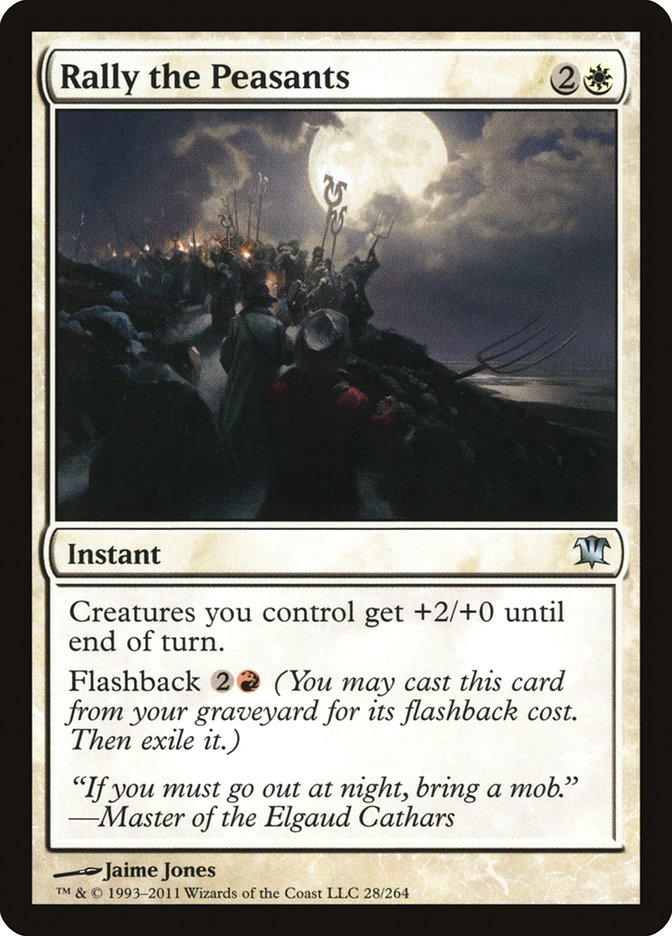 Rally the Peasants [Innistrad] MTG Single Magic: The Gathering | Red Claw Gaming