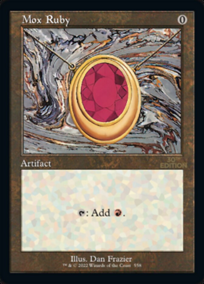 Mox Ruby (Retro) [30th Anniversary Edition] MTG Single Magic: The Gathering | Red Claw Gaming