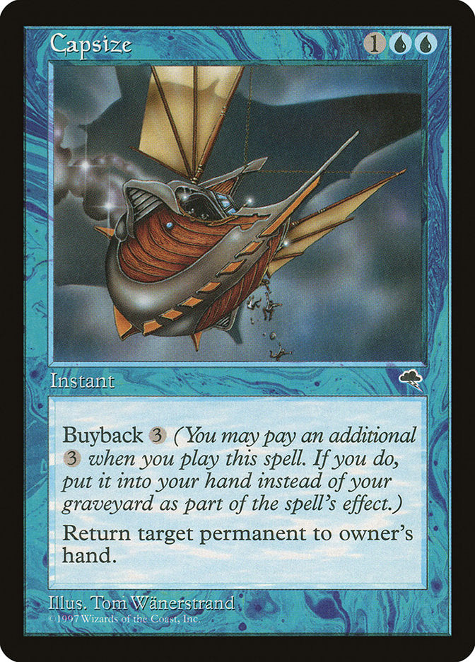 Capsize [Tempest] MTG Single Magic: The Gathering | Red Claw Gaming
