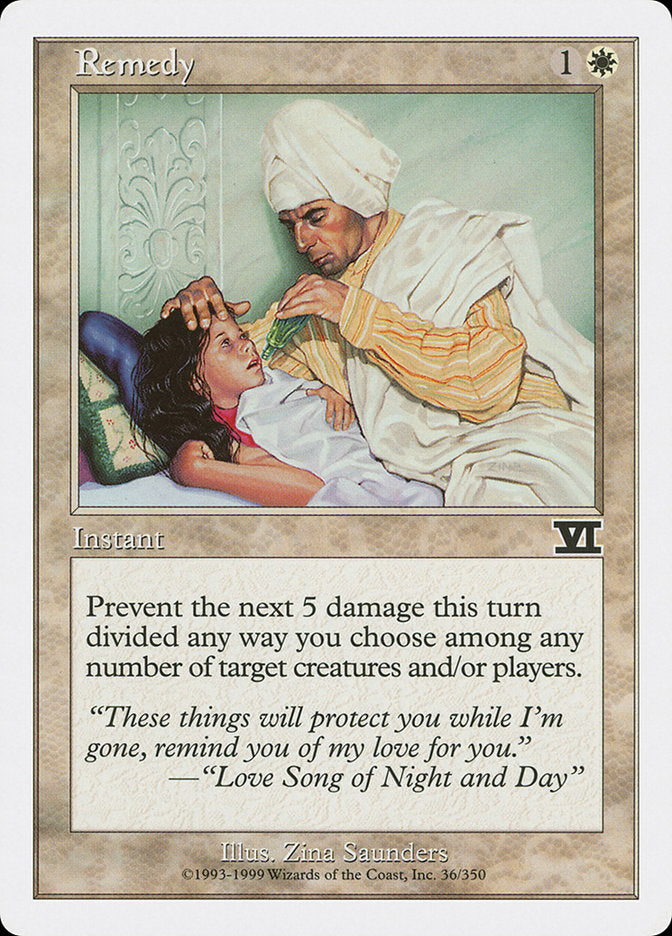 Remedy [Classic Sixth Edition] MTG Single Magic: The Gathering | Red Claw Gaming