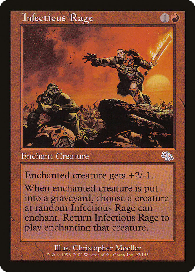 Infectious Rage [Judgment] MTG Single Magic: The Gathering | Red Claw Gaming