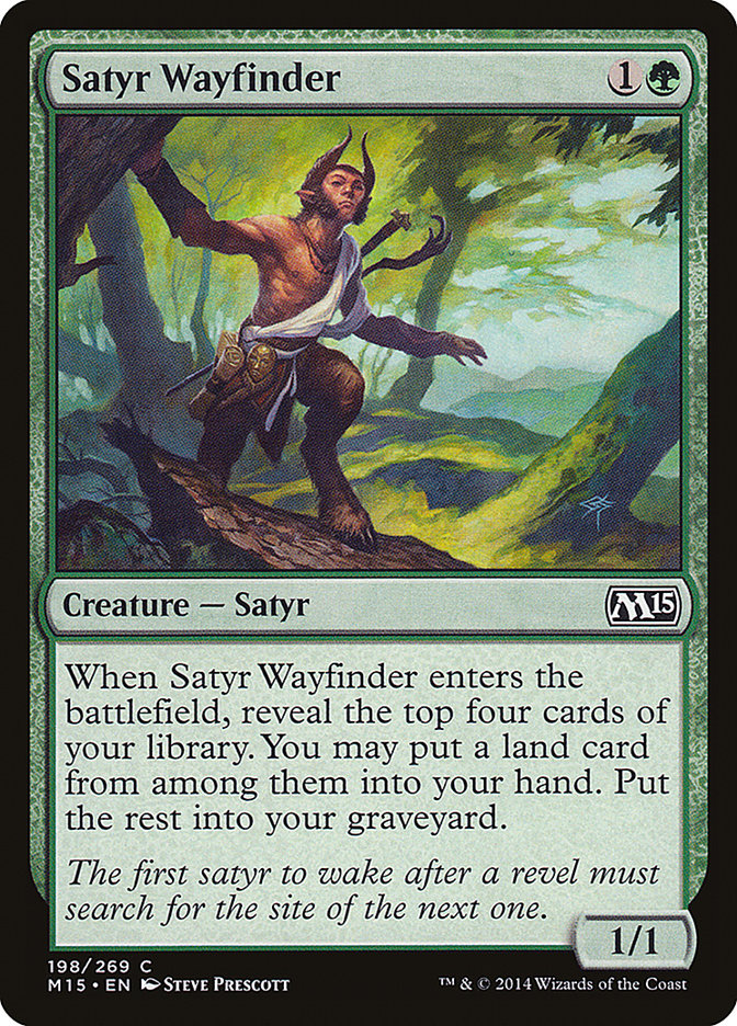 Satyr Wayfinder [Magic 2015] MTG Single Magic: The Gathering | Red Claw Gaming