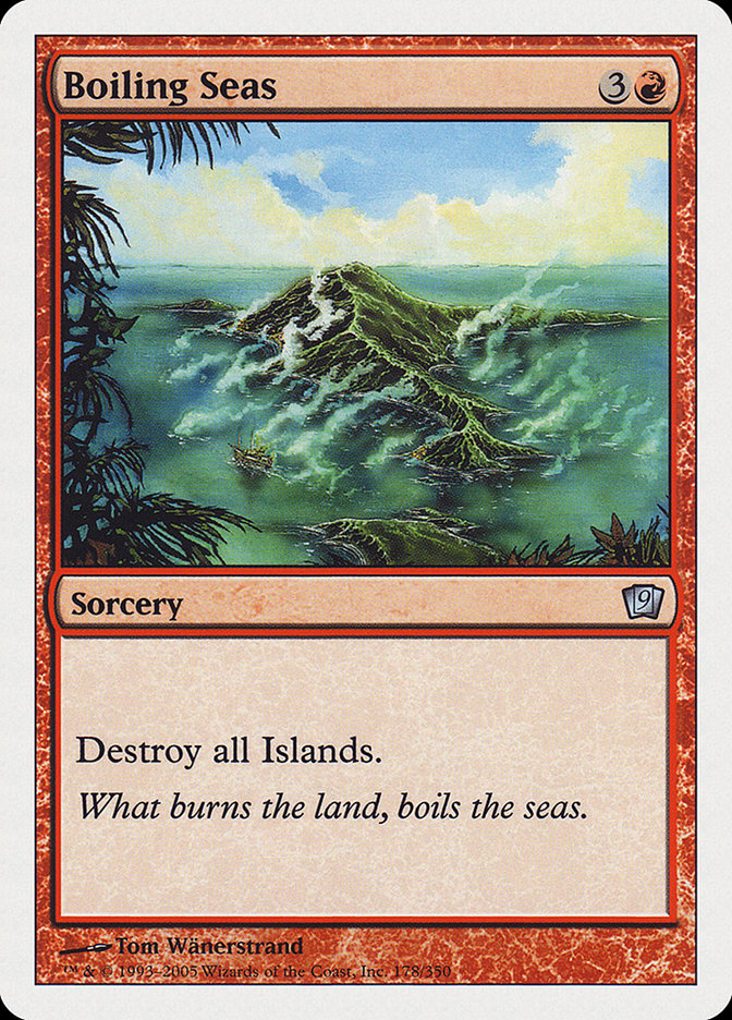 Boiling Seas [Ninth Edition] MTG Single Magic: The Gathering | Red Claw Gaming