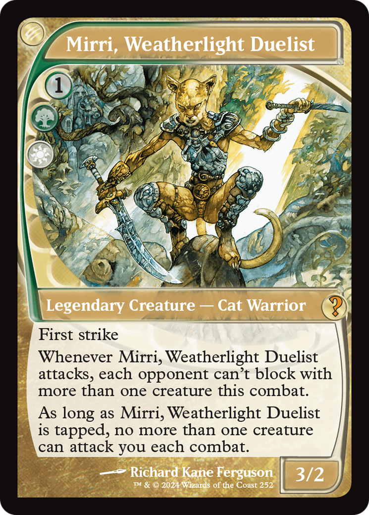 Mirri, Weatherlight Duelist (Future Sight) [Mystery Booster 2] MTG Single Magic: The Gathering | Red Claw Gaming