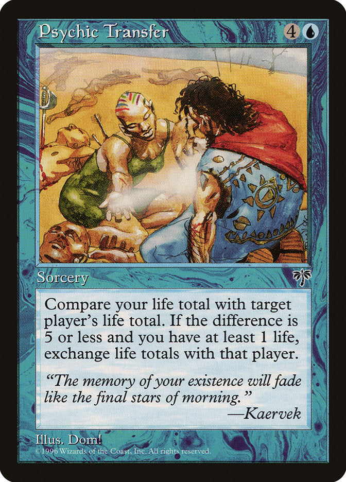 Psychic Transfer [Mirage] MTG Single Magic: The Gathering | Red Claw Gaming