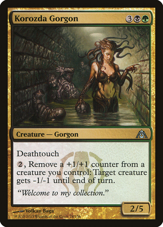 Korozda Gorgon [Dragon's Maze] MTG Single Magic: The Gathering | Red Claw Gaming