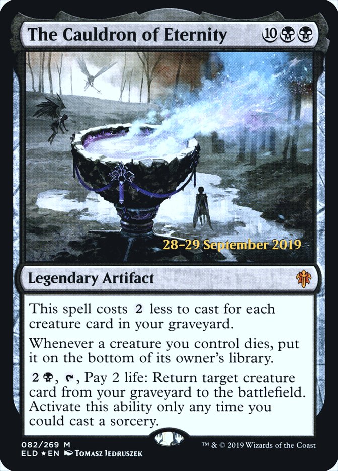 The Cauldron of Eternity [Throne of Eldraine Prerelease Promos] MTG Single Magic: The Gathering | Red Claw Gaming