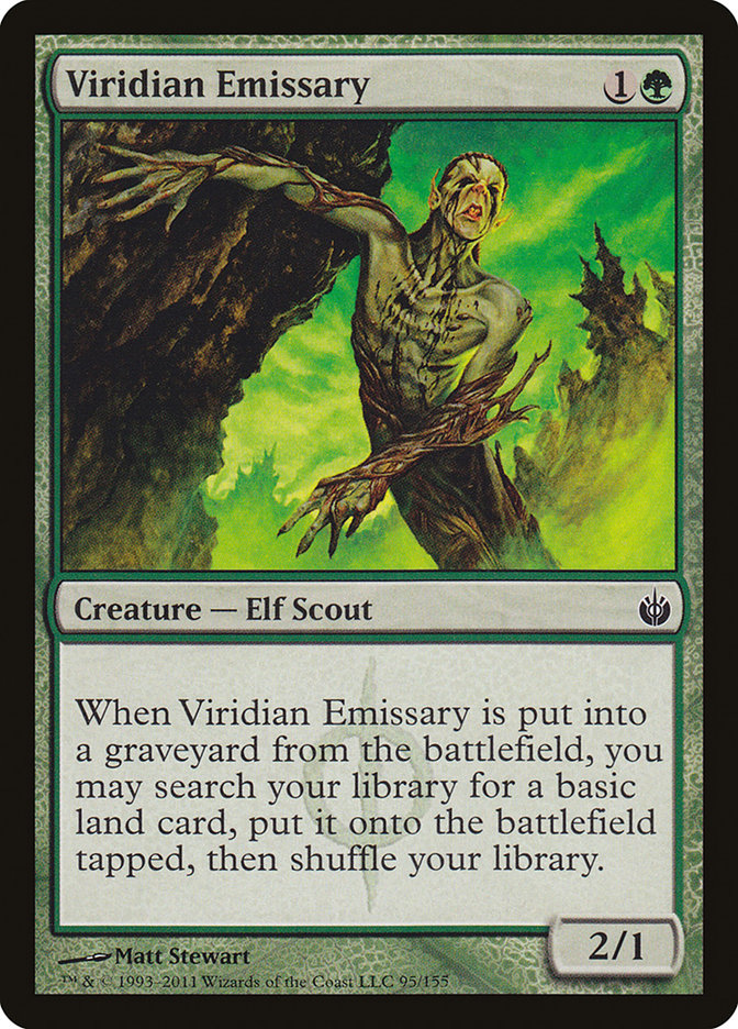 Viridian Emissary [Mirrodin Besieged] MTG Single Magic: The Gathering | Red Claw Gaming