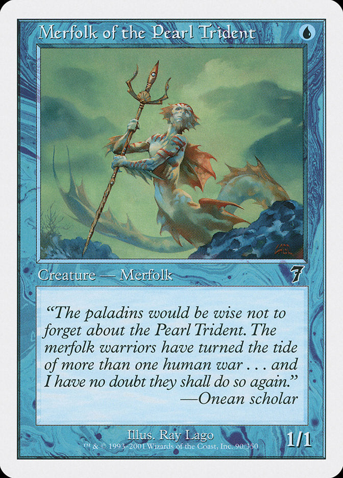 Merfolk of the Pearl Trident [Seventh Edition] MTG Single Magic: The Gathering | Red Claw Gaming