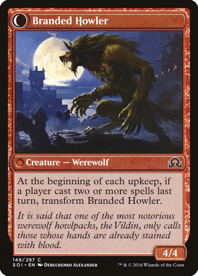 Convicted Killer // Branded Howler [Shadows over Innistrad] MTG Single Magic: The Gathering | Red Claw Gaming